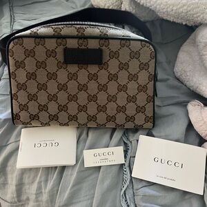 Gucci Canvas GG Supreme Belt Bag